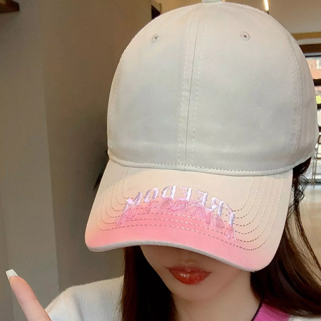 Gradient embroidered baseball cap — additional view 3