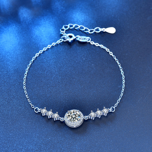 Product detail photo of Women's Starry Simple Moissanite Bracelet, Bracelets