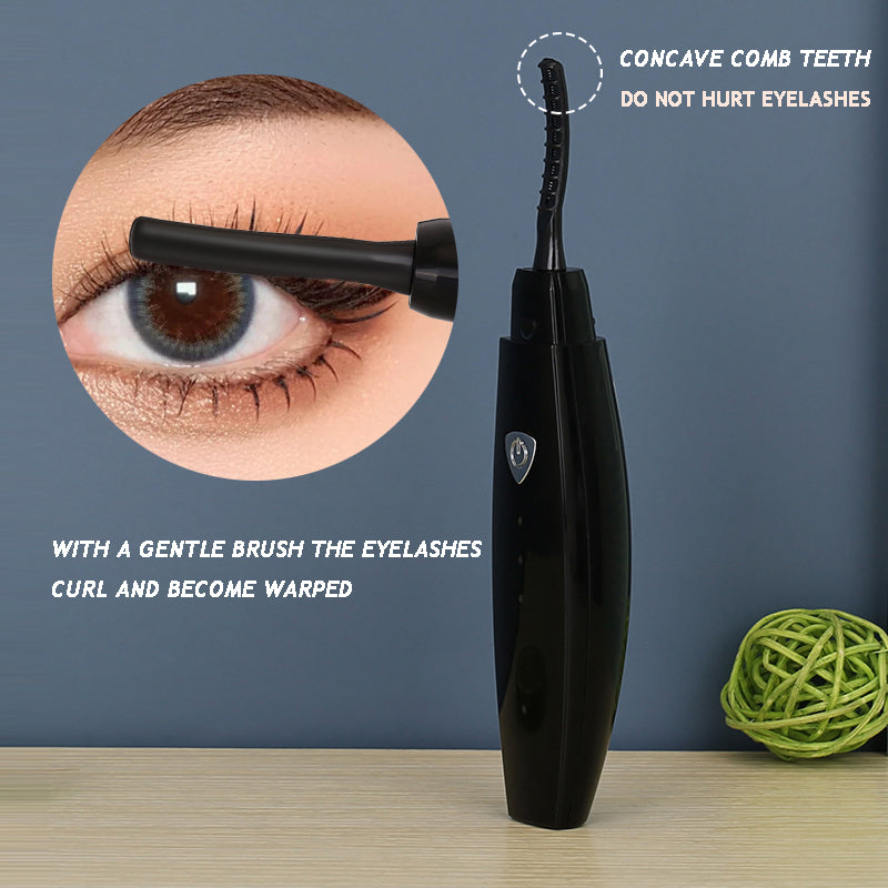 Heated eyelash curler in blue - view 3