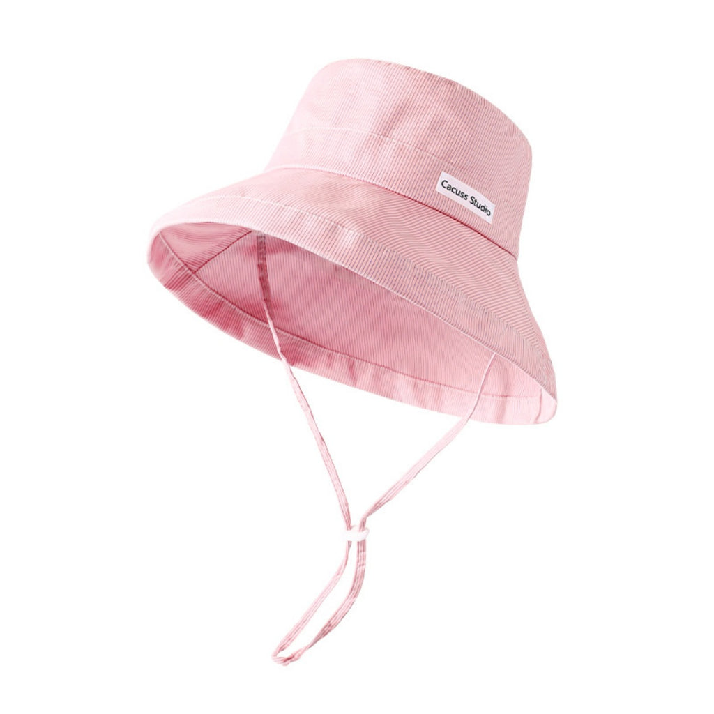 Wide brim sun hat in mint green and pink — additional view 5