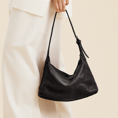 Hobo bag color options Black and Brown