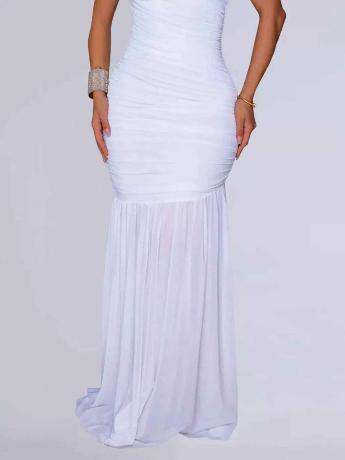 Chic One-Shoulder Maxi Dress, product view 18