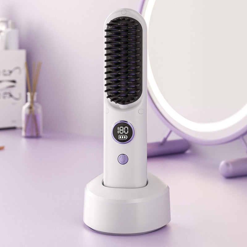 Cordless 2-in-1 Straightening and Curling Comb, product view 8
