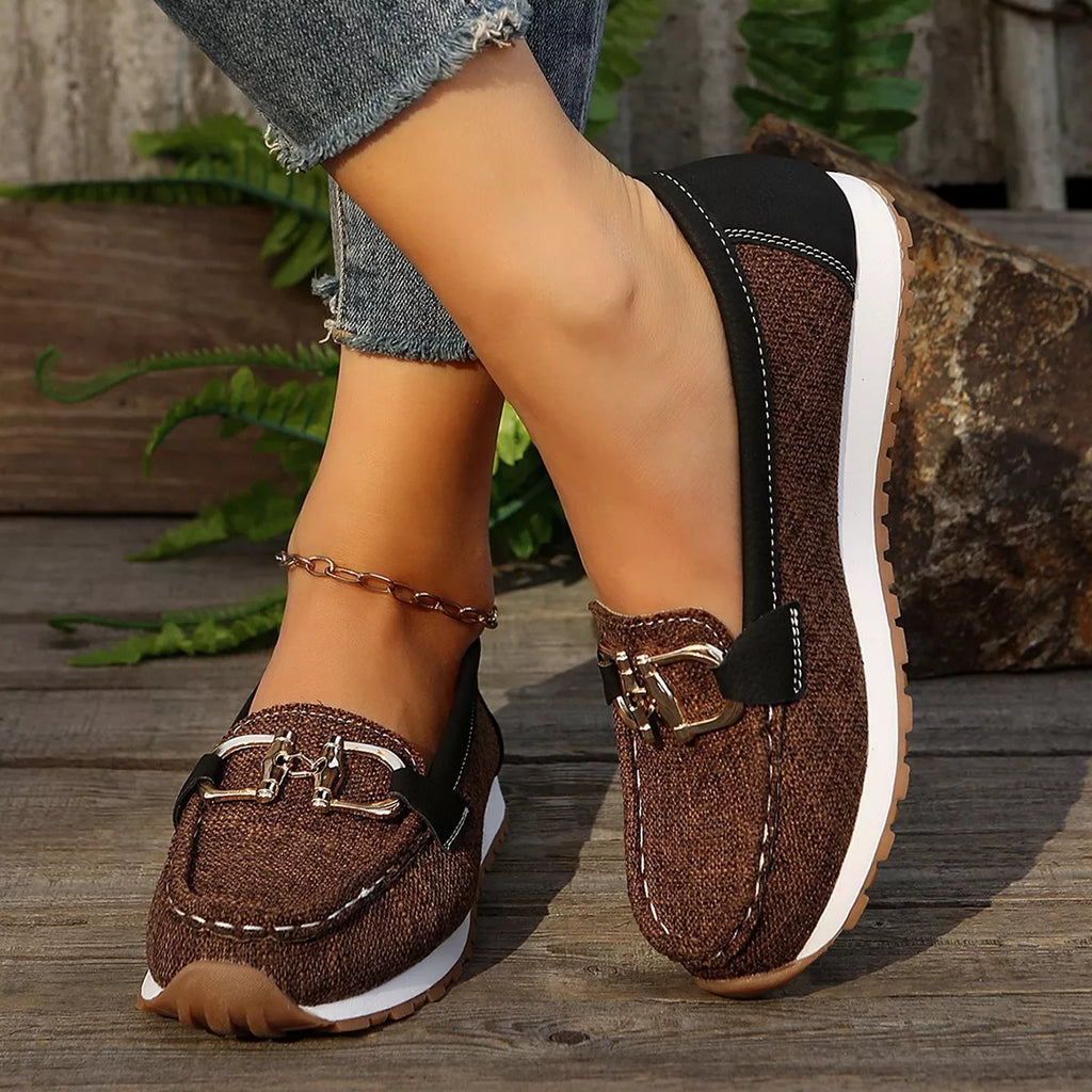 Round toe slip-on shoes — additional view 8