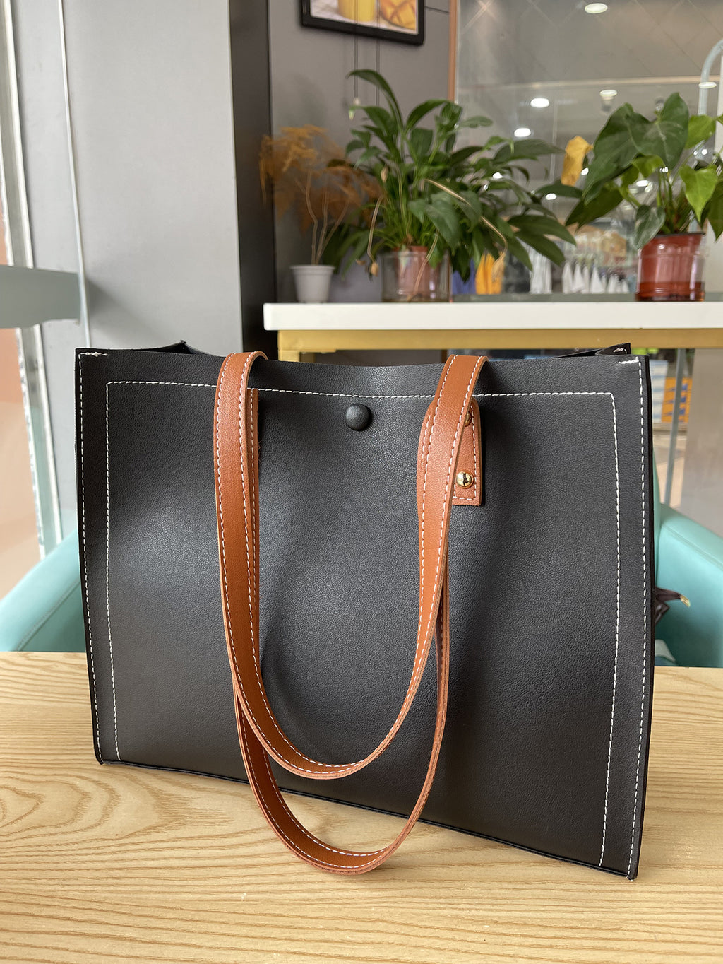 Embossed PU Tote Bag, product view 7