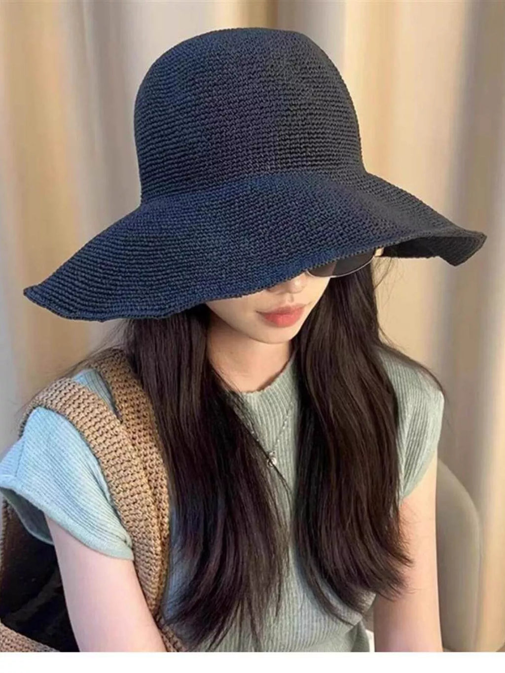 Wide brim sun hat — additional view 2