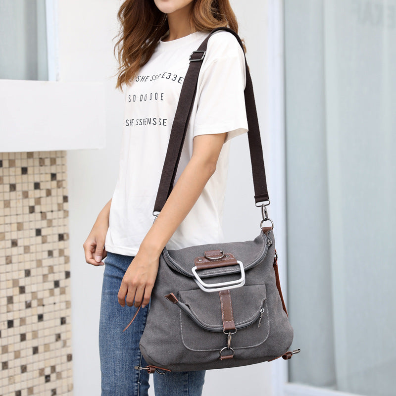 Product detail photo of Canvas Everyday Backpack, black, everyday style, canvas everyday backpack