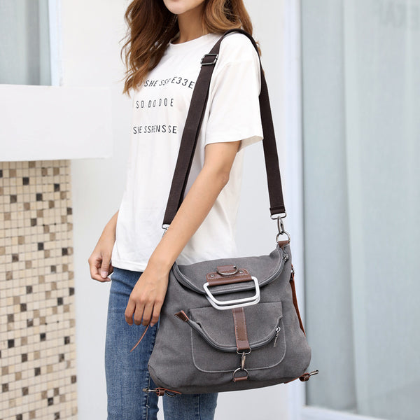 Product detail photo of Canvas Everyday Backpack, black, everyday style, canvas everyday backpack