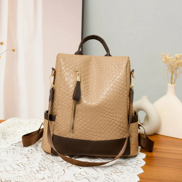 Large PU Leather Backpack — product image 17