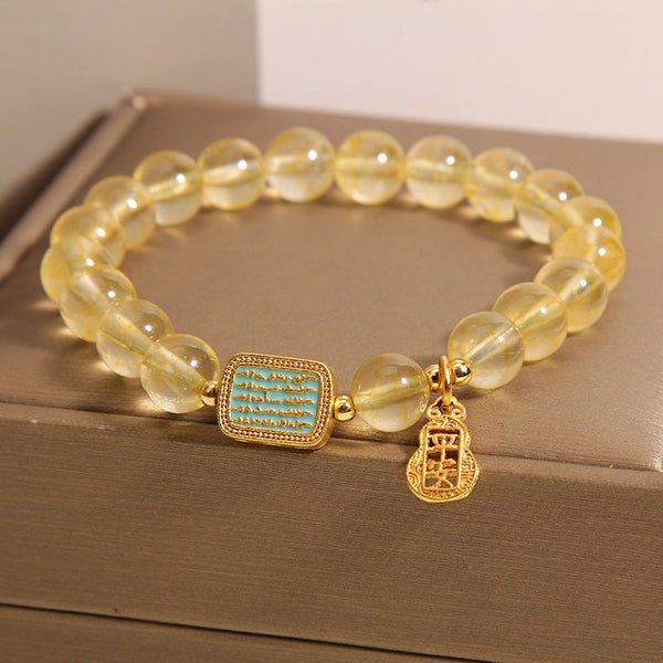Product detail photo of Yellow Crystal Bracelet, yellow crystal bracelet