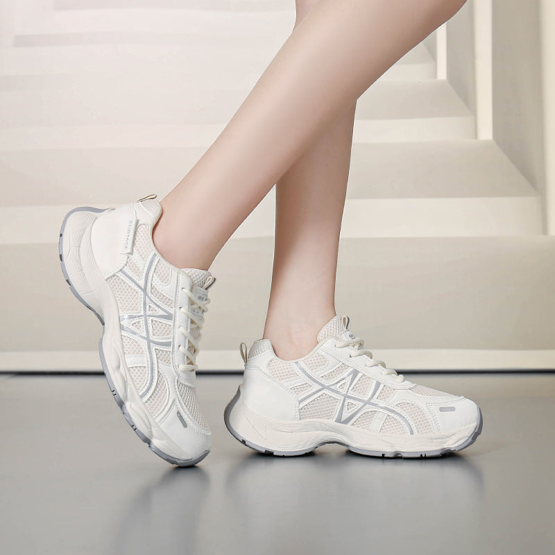 Chunky platform sneakers side view