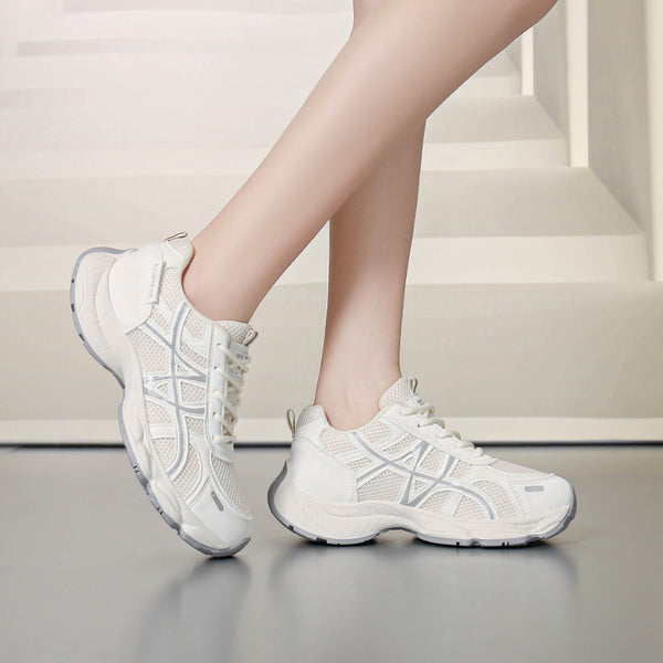 Chunky platform sneakers side view