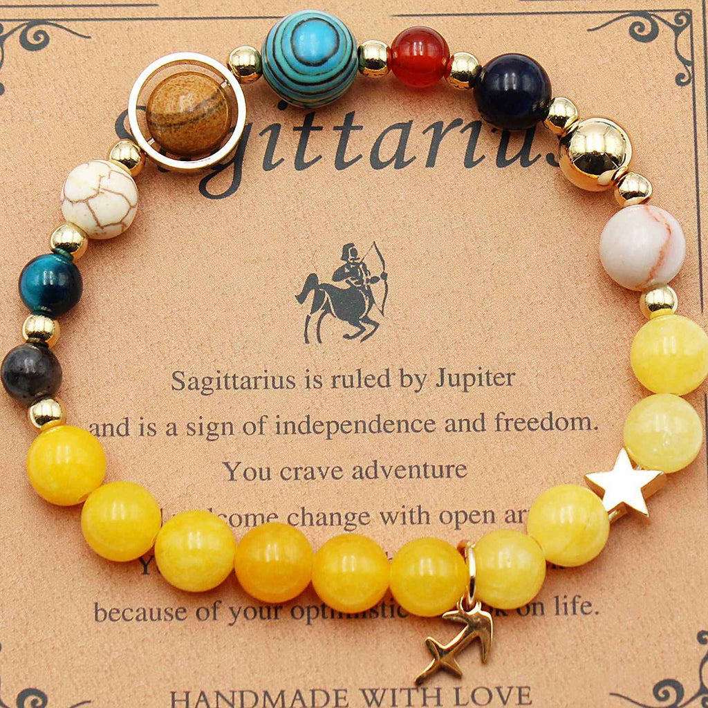 Magic of Eight Planets Jewelry Bracelet-Fashion-Splashis-Color:Sagittarius topaz-Splashis