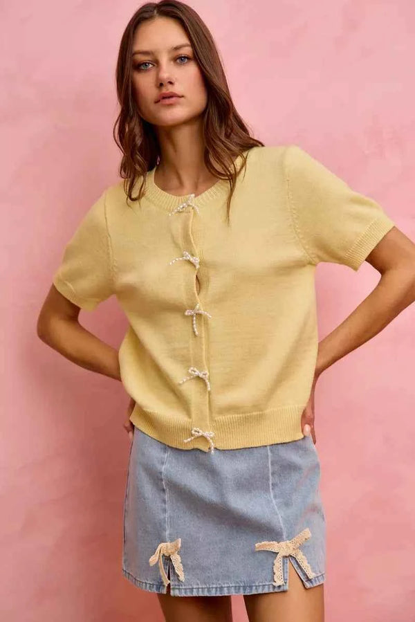 Lace trim denim mini skirt — additional view 7
