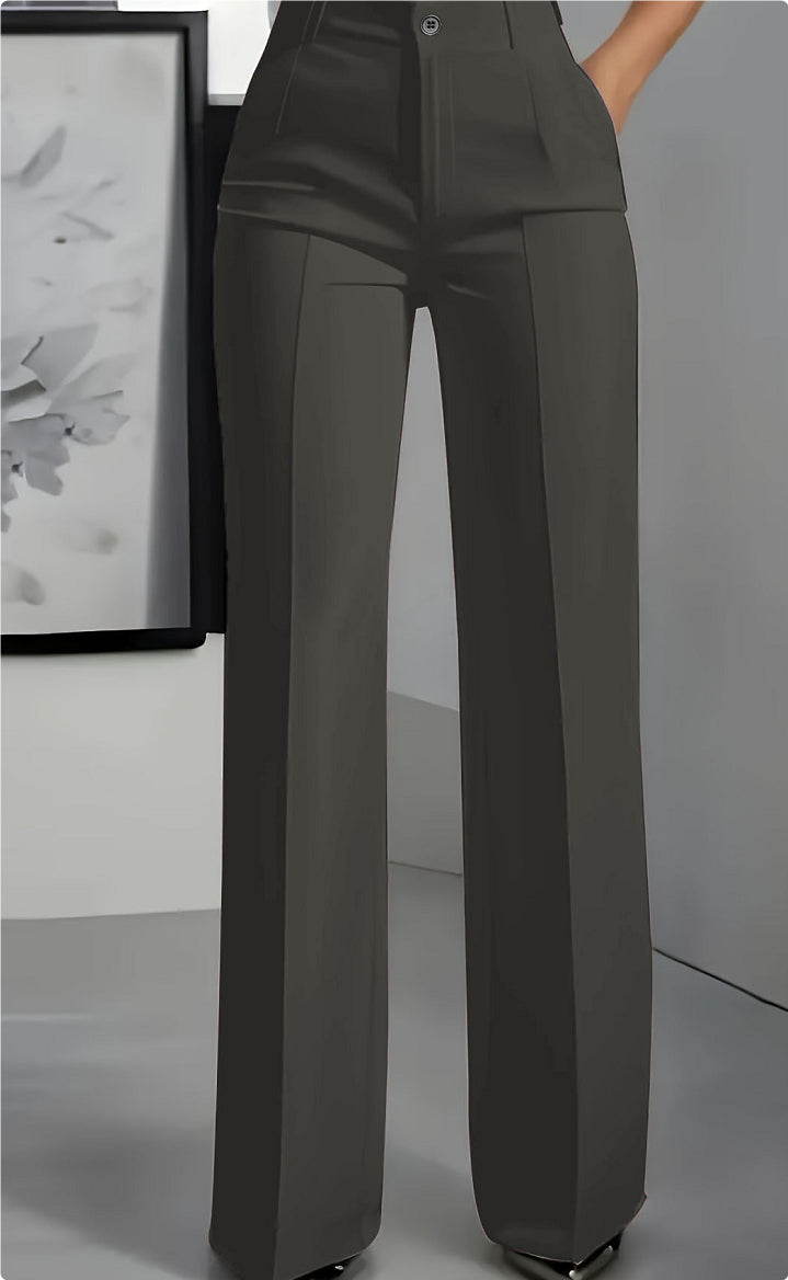 White minimalist polyester pants product image