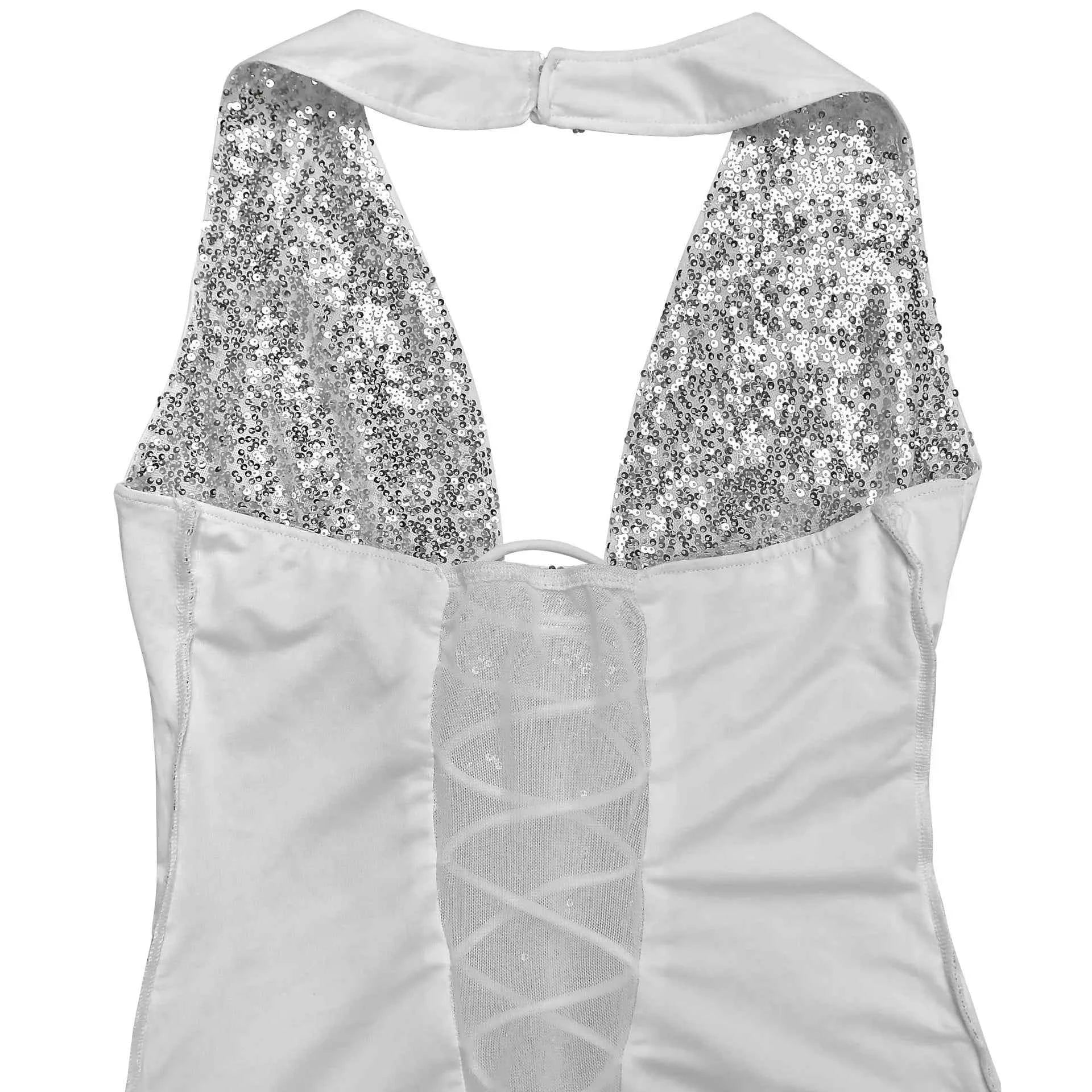 Sequin halter neck maxi dress — additional view 11