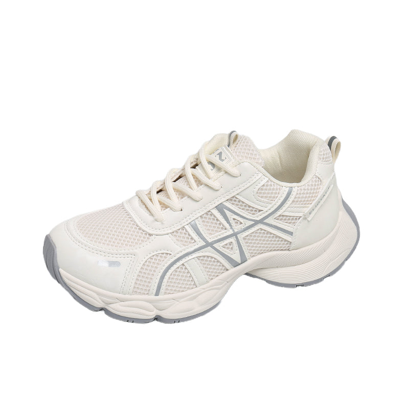 Women's chunky sneakers on-foot styling