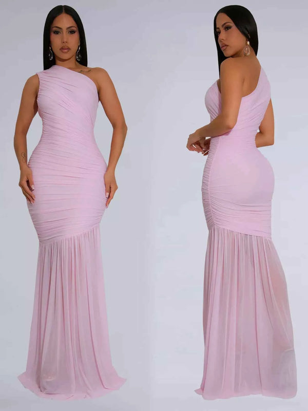 One-shoulder maxi dress — additional view 11
