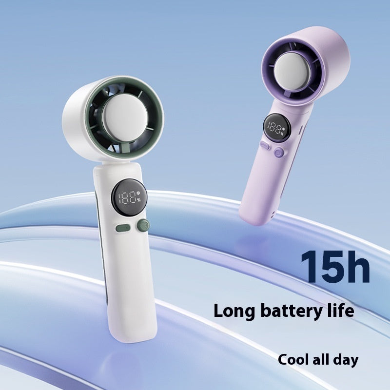 USB Handheld Turbo Fan, shown in a clear product image