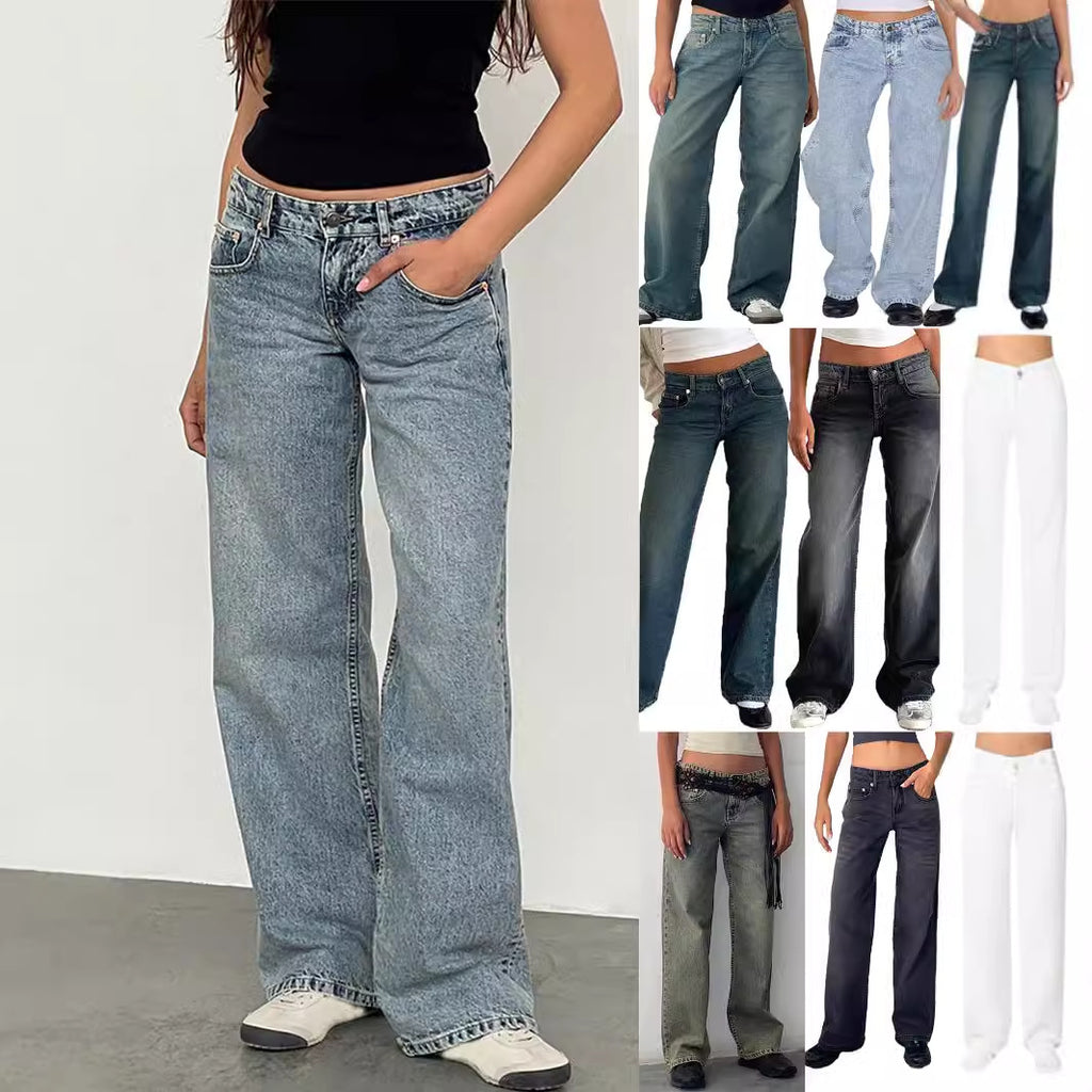 Women's classic straight-leg jeans