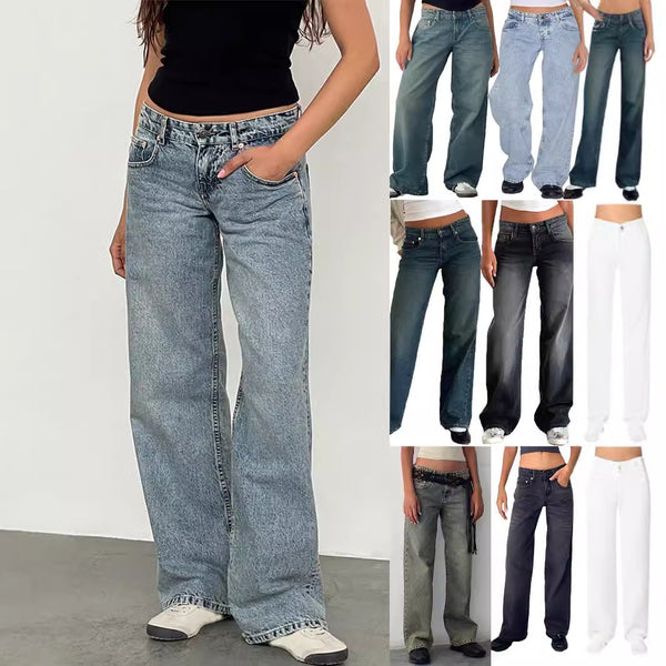 Women's classic straight-leg jeans