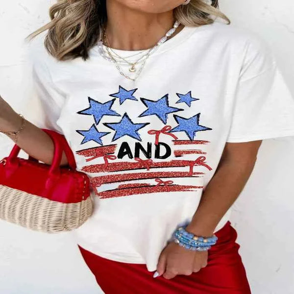 Americana graphic t-shirt — primary view