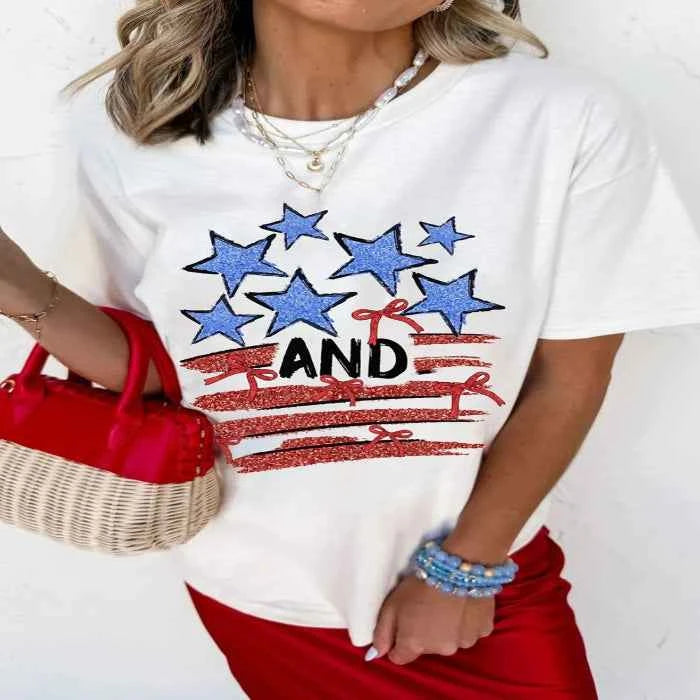 Americana graphic t-shirt — primary view 主图