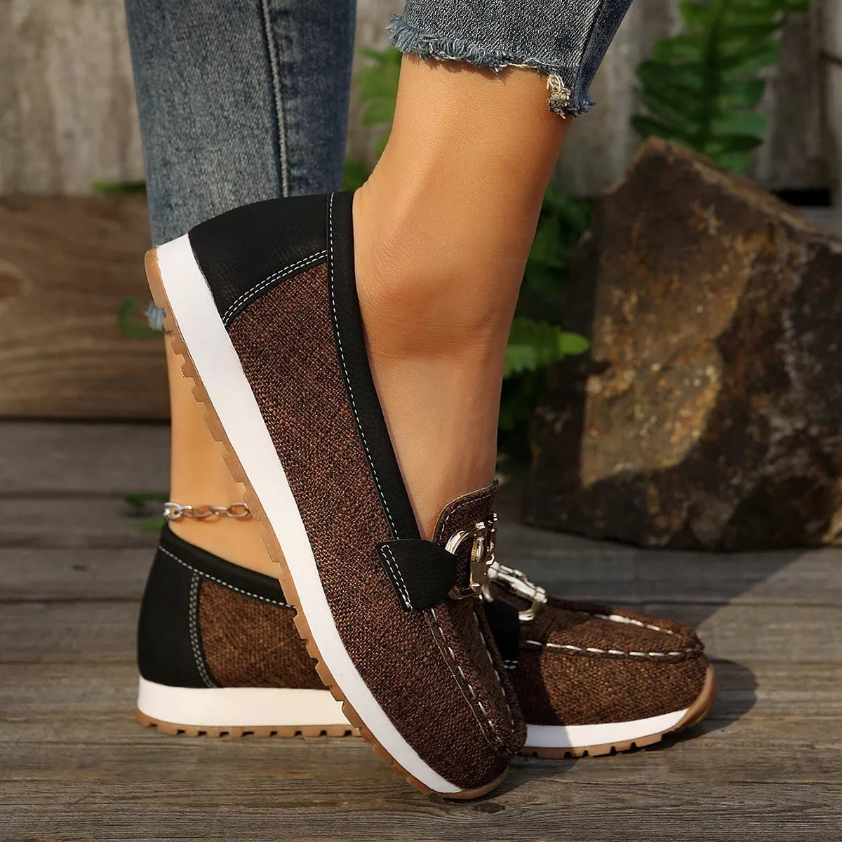 Round toe slip-on shoes — additional view 9