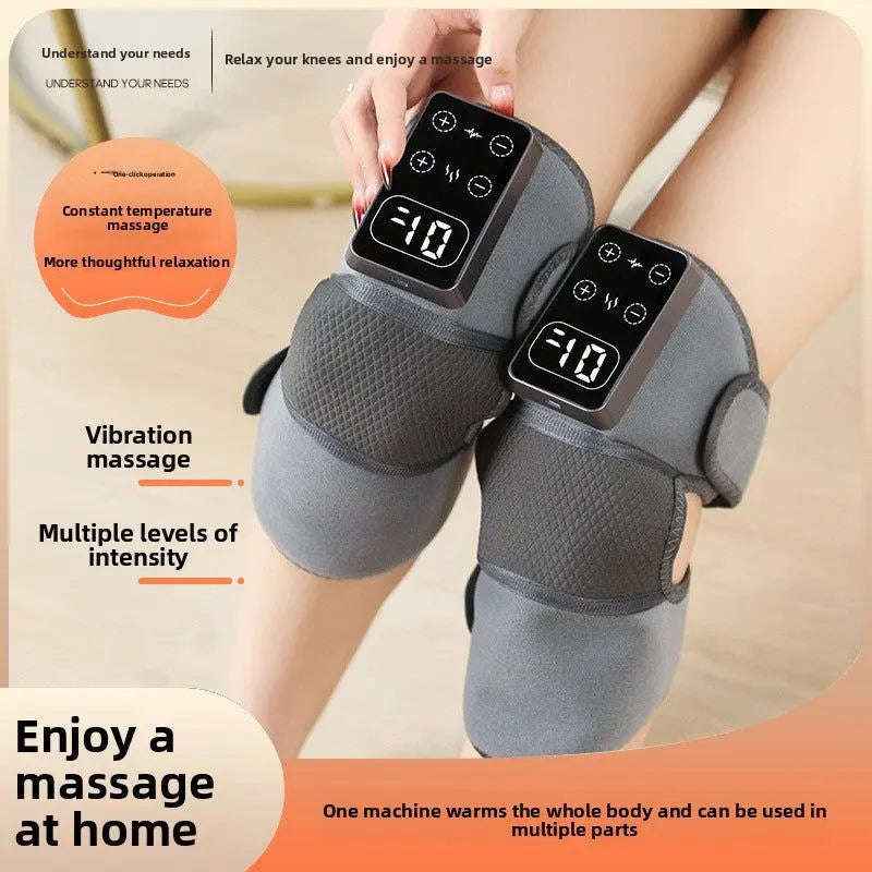 Heated knee wrap with vibration massage — additional view 3