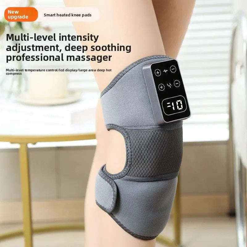 Heated knee wrap with vibration massage — additional view 4