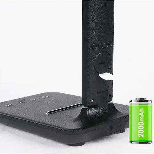 Wireless Charging Desk Lamp with Clock & RGB Features, product view 8