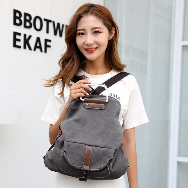 Product detail photo of Canvas Everyday Backpack, black, everyday style, canvas everyday backpack