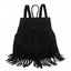 Product detail photo of Fringe Accent Backpack, black, everyday style