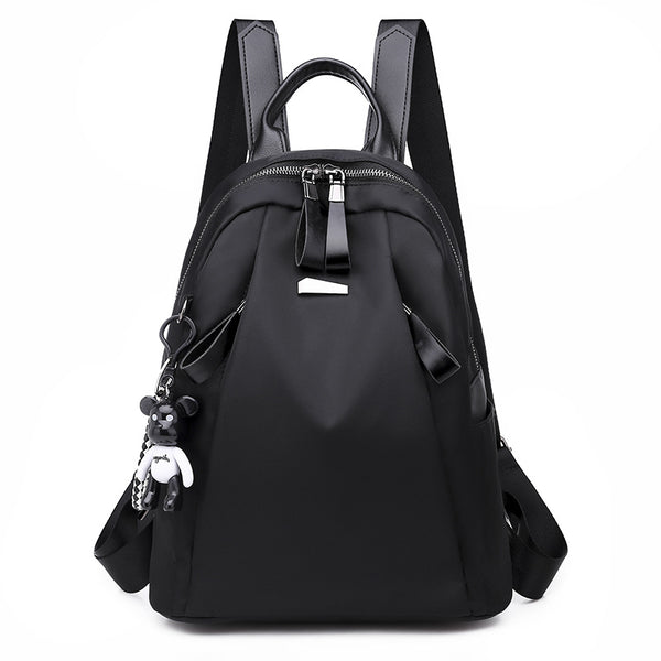Product detail photo of Solid School Backpack, black, everyday style, solid school backpack