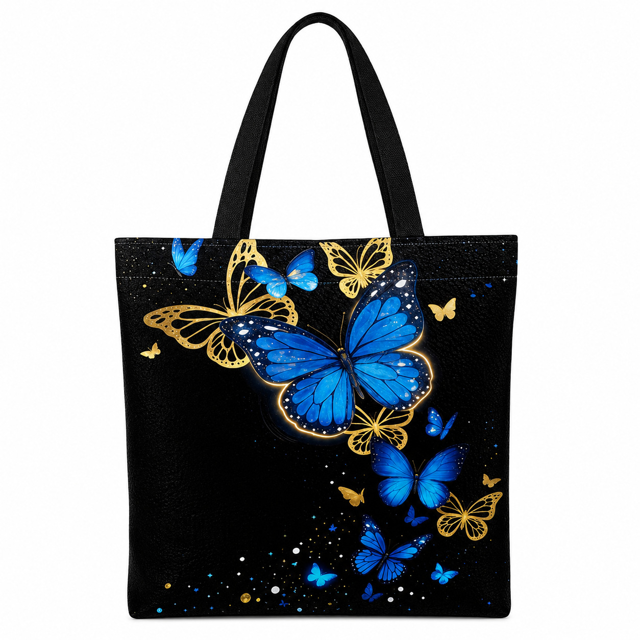 Floral Print Canvas Hand Carry Tote Bag product photo Main image