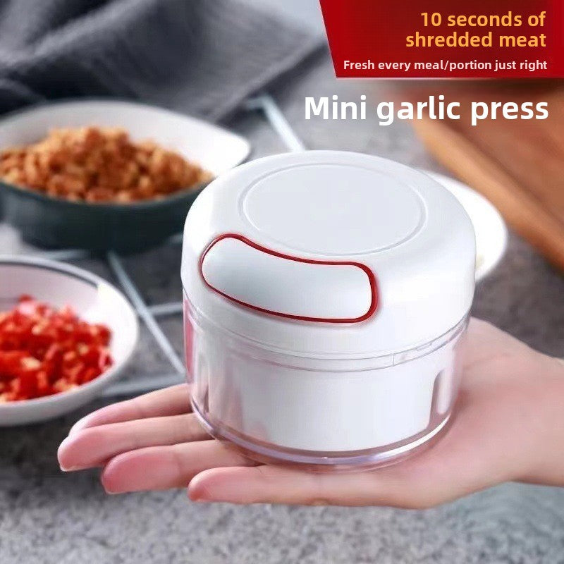 Food processor shown on kitchen counter