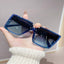 Oversized gradient square sunglasses — primary view