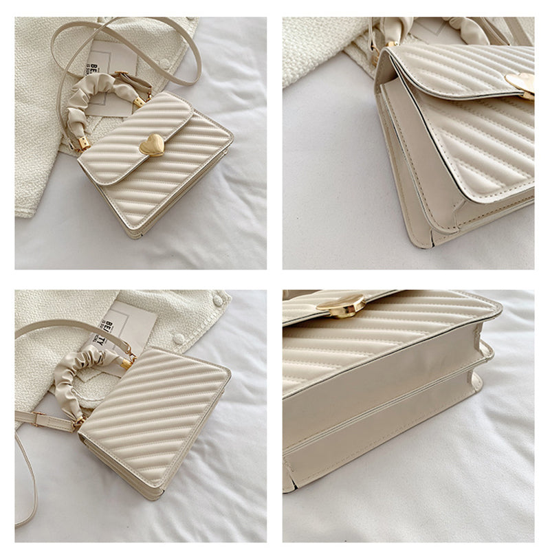 Love Heart Chain Shoulder Bag - PU Leather Handbag for Women, product view 7