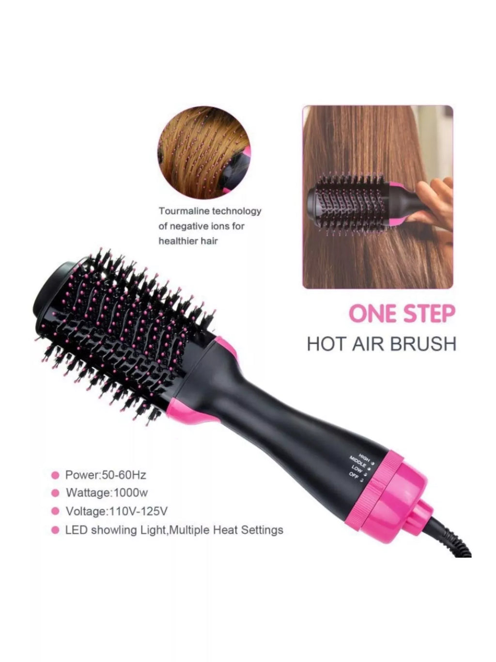 Multi-functional hot air styling brush — additional view 5