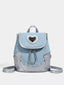 Mini Heart Flap PU Leather Backpack — main product image
