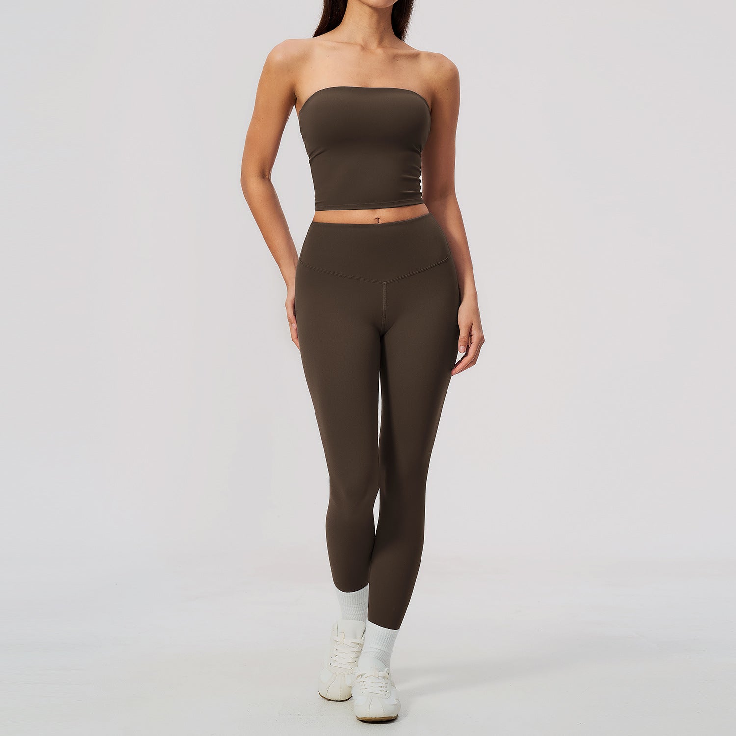 Women’s Strapless Activewear Set, front product view