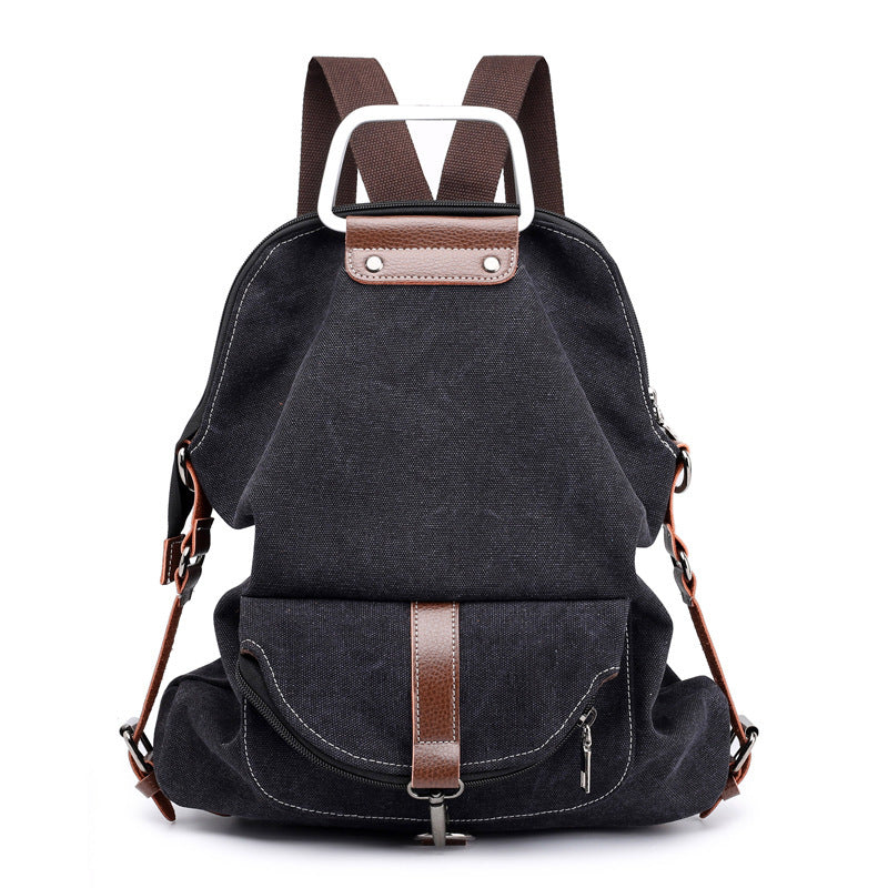Main product photo of Canvas Everyday Backpack, black, everyday style, canvas everyday backpack