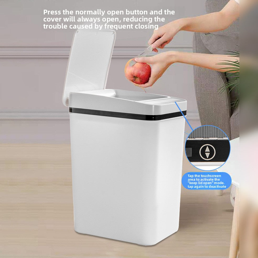 Motion Sensor Smart Trash Can with Foot Pedal Secondary image