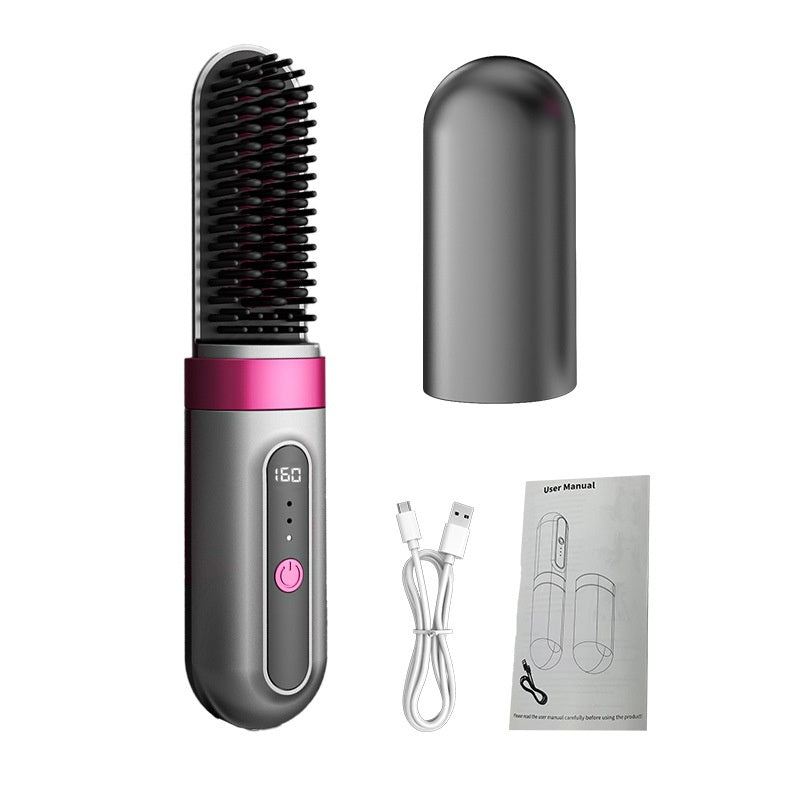 Cordless 2-in-1 Ionic Hair Straightener and Curler, alternate product view