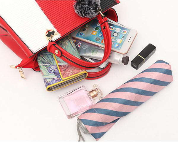 Patchwork Pompom Tote Bag - PU Leather Party Purse for Women, product view 7