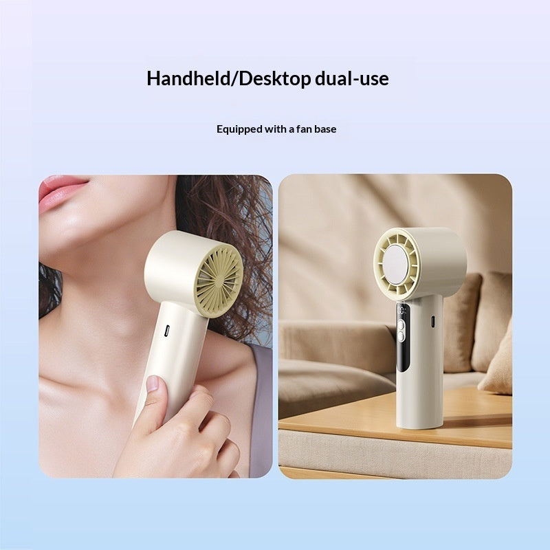 Foldable USB Turbo Fan, angled product view