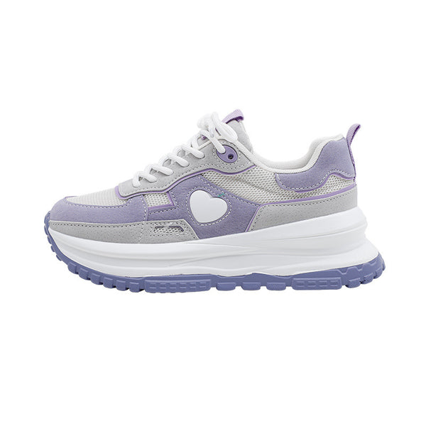 Women's Mesh Lace-Up Running Shoes-Splashis, alternate view 2
