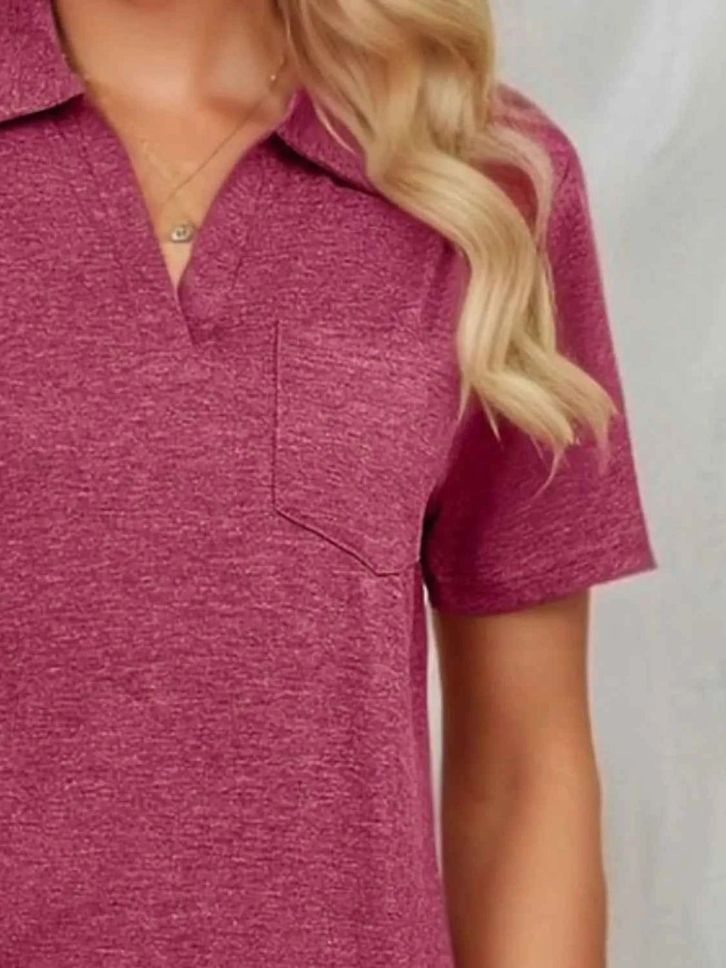 Johnny collar short sleeve top — additional view 11
