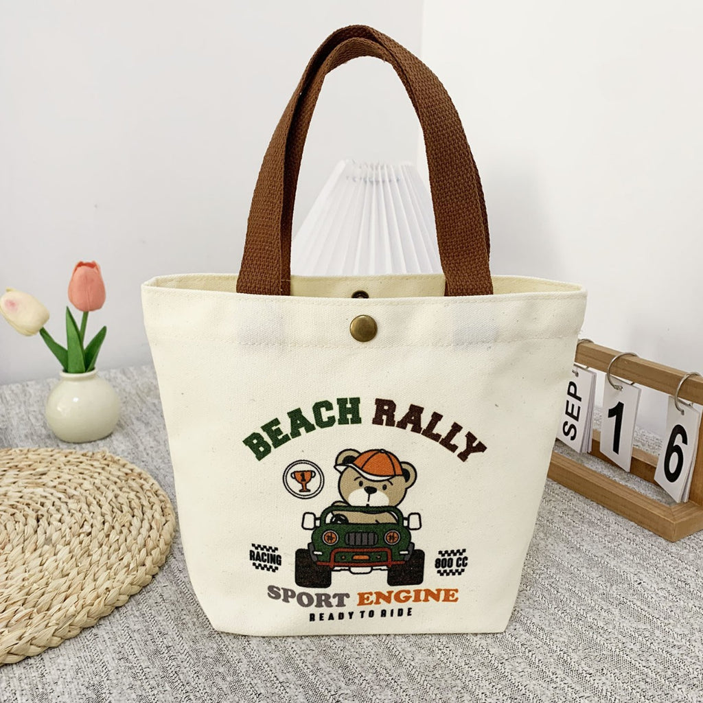 Canvas storage bag print design option 3