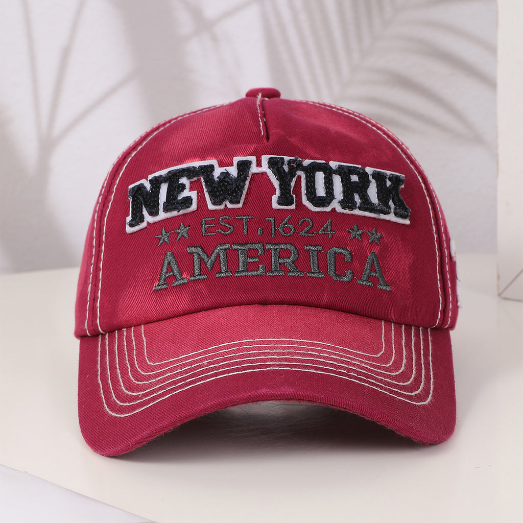 Embroidered Lettering Baseball Cap-Splashis, alternate view 4